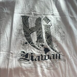 Fruit of the Loom White Hawaii Tee